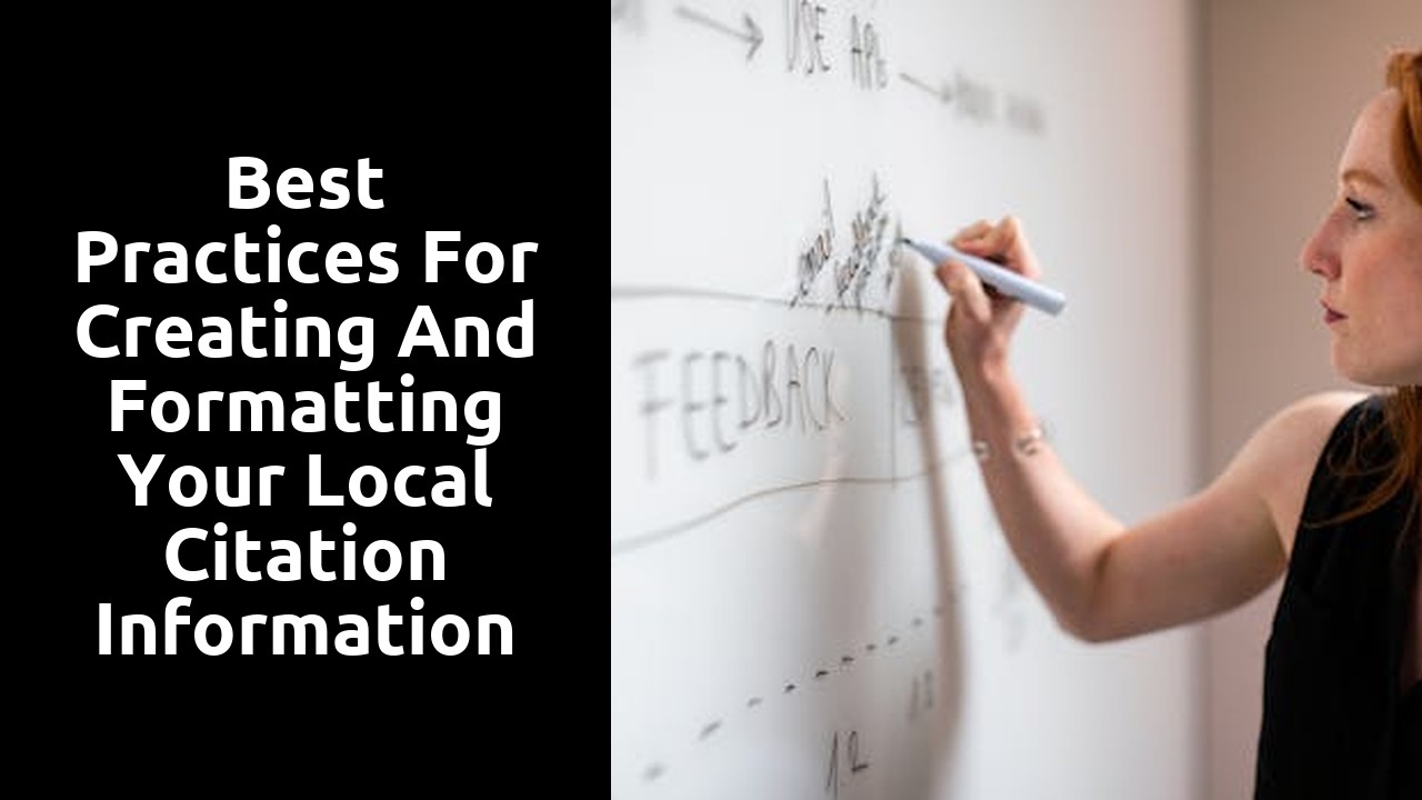 Best practices for creating and formatting your local citation information