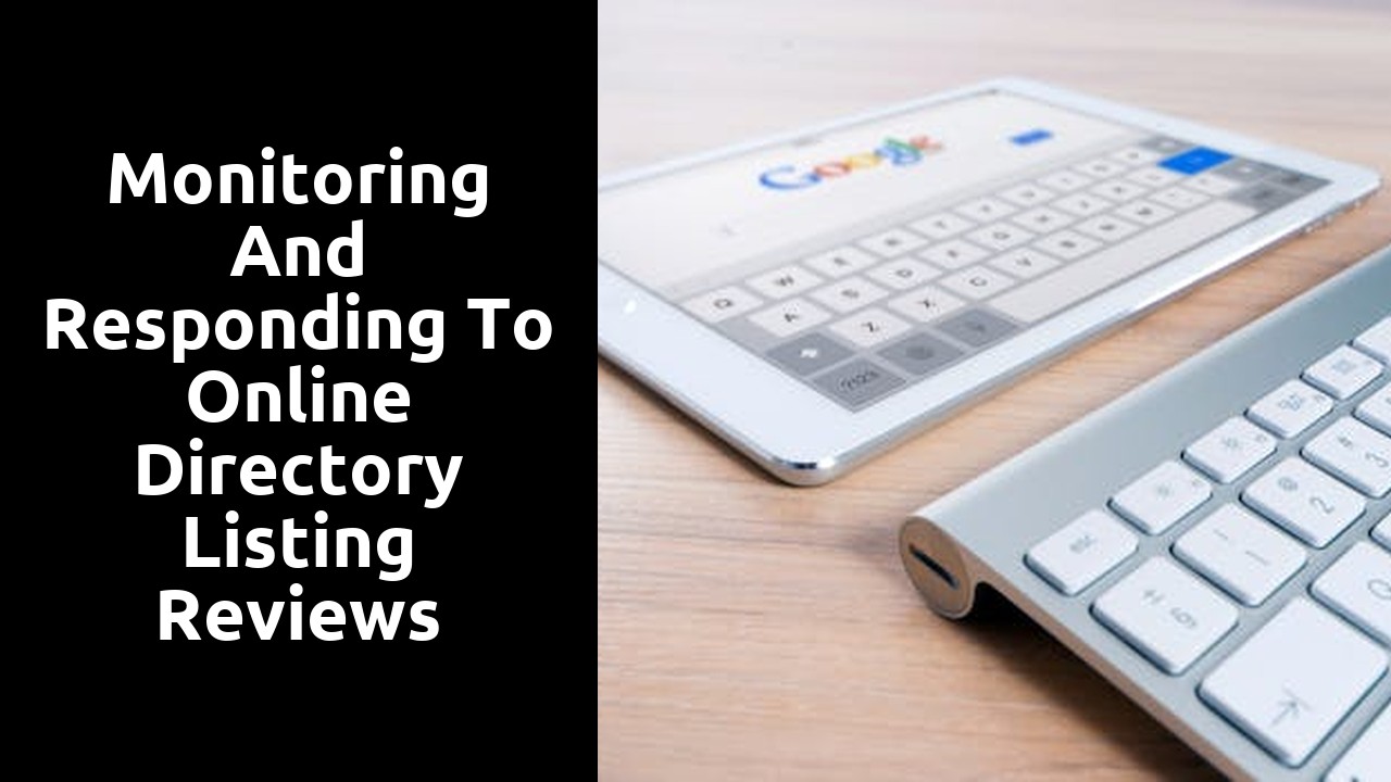 Monitoring and responding to online directory listing reviews