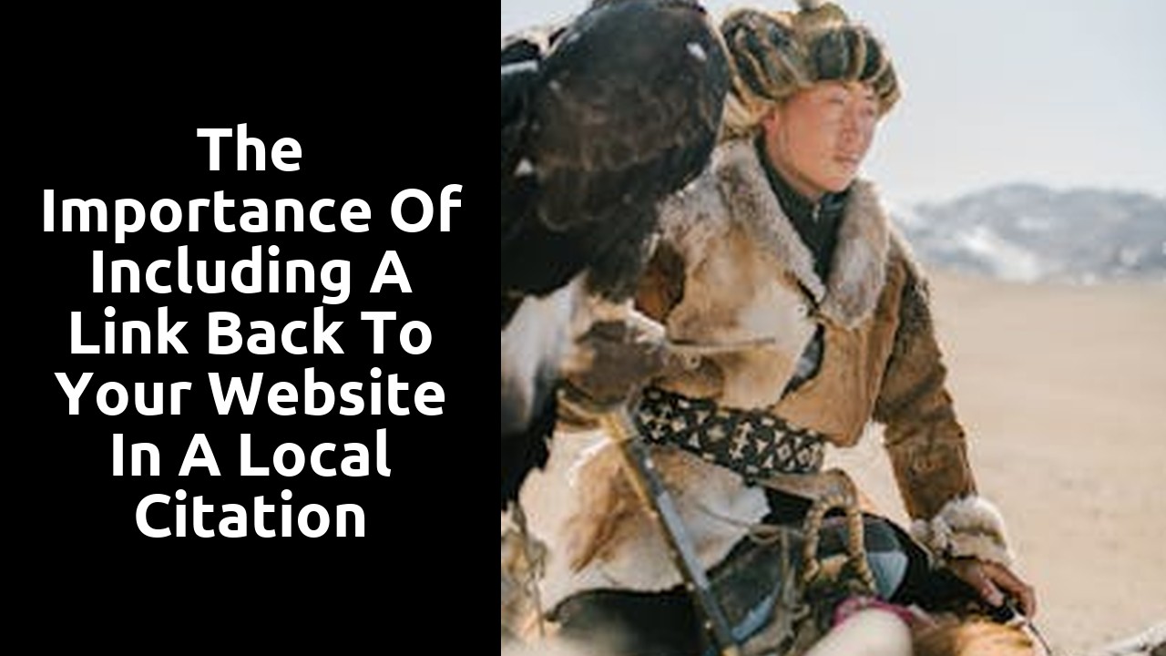 The importance of including a link back to your website in a local citation