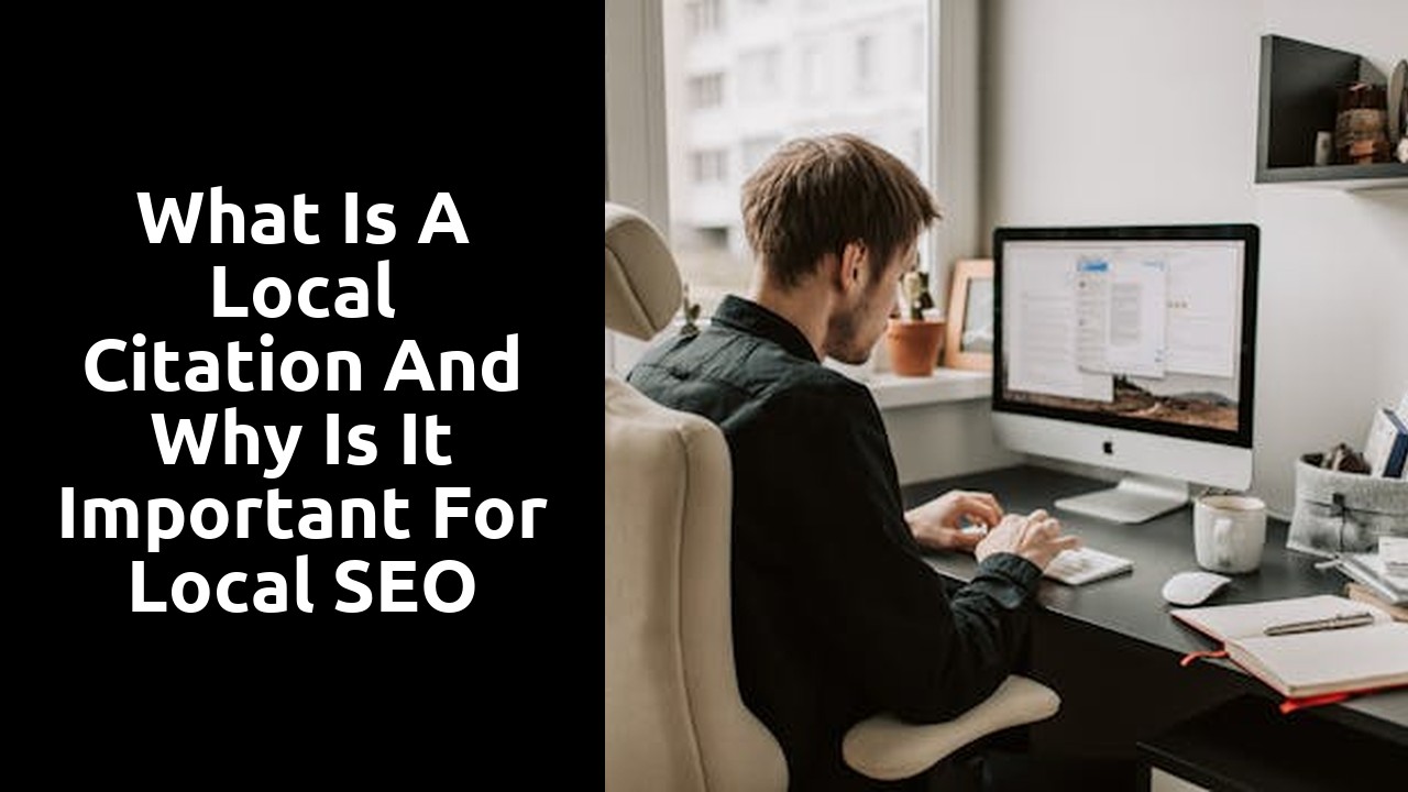 What is a local citation and why is it important for local SEO